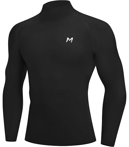 Amazon.com: Joe's USA Men's Interlock Knit Mock Turtleneck Shirt